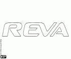 Логотип Рева, Reva, Электрический автомобиль марки из Индии