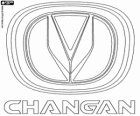 Логотип Changan, Chang'an Automobile Group, китайской государственной компании, производитель автомобилей