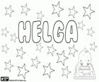 Helga, Хельга, имя скандинавского происхождения, благословил его смысл