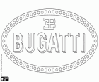 Логотип Bugatti, французский бренд роскошных автомобилей