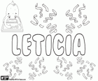 Leticia, Летиция, имя латинского происхождения, полученных от Laetitia. Смысл ее в том Радость