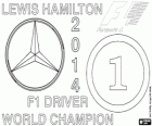 Льюис Хэмилтон, чемпиона мира F1 2014 с Mercedes