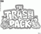 Оригинальный логотип The Trash Pack на английском языке