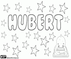 Hubert, Хьюберт, имя германского происхождения, полученных от Hugubert