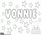 Vonnie, имя используется как для мужчин, так и для женщин