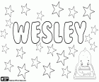 Wesley, имя английского происхождения, с различного происхождения. Краткая форма имени Wesleydale