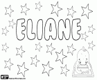 Eliane, Элиан, французский имя латинского происхождения. Производные от Aeliana