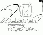 Логотип группы Мотор гонки Формулы 1, McLaren Honda