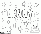 Lenny, Ленни, имя английского происхождения. Вариант Lennie. Lenny, уменьшительное от Леонард