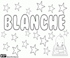 Blanche, Бланш, имя для девочки германского происхождения. Производные от германских Blank, его значение является белый и чистый