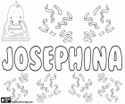 Josephina, Джозефина, английское имя, уменьшительное от Josepha. Josepha, Женская форма Иосифа на английском языке