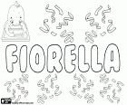 Fiorella, женское имя латинского происхождения, производный от florem. Fiorella, Итальянский вариант такие имена, как Флора и Фьора среди других
