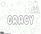 Gracy, вариант Grace и Gracey. Имя библейского происхождения