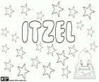 Itzel, имя Майя. Itzel вариант Ixchel, Иксчель, Майя богиня любви