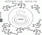 Галатасарай, чемпион Super Lig 2014-2015, Турция футбольной лиги