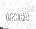 Lenka, Ленка, женское имя чешского и словацкого происхождения. Lenka, название происходит от Елены и Магдалина
