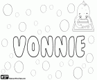 Vonnie, Вонни, имя для девочки на чешском языке. Vonnie представляет собой вариант Вероника и Вондра