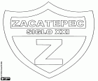 Эмблема Клуб де Футбол Zacatepec Siglo XXI, мексиканский футбольный клуб в городе с таким же именем в штата Морелос