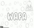 Wafa, Вафа, вариант Wafaa, имя обычно используется для девочек в странах арабского мира. Также используется как мужское имя. Его значение является лояльность и верность
