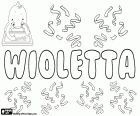 Wioletta, вариант Wiola, женское имя на польском языке