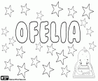 Ofelia, Офелия, имя для девочки во многих языках, таких как испанский, португальский, польский, итальянский, шведский, венгерский и каталонский. Ofelia, название происходит от греческого имени Ophelas