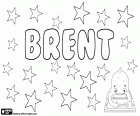 Brent, Брент, мужское имя английского происхождения. Brent, также используется как уменьшительное Брентон. Brent, Английский фамилия с несколько возможных происхождение