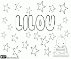 Lilou, имя для девочки неопределенного происхождения, существуют различные гипотезы. Lilou, женское имя, используется на французском языке, вариант Lylou и Leeloo среди других
