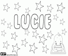 Lucie, женское имя на французском и чешском языках. Lucie, производным от латинского имени Lucia, Люсия, который исходит от lux, его значение является света