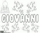 Giovanni, имя для мальчика на итальянском языке, который соответствует к Иван, название происходит от имени иврите Яхве
