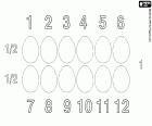 Научиться считать яйца, десятка двенадцать яйца. Начиная с самых древних цивилизаций существует дюжина, duodecimal система. Двенадцать являются изменения фазы Луны в год, год знаки зодиака и животных Китайская Астрология