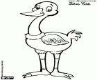 Улыбаясь страуса, красивых животных Julieta