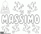 Massimo, итальянское имя для мальчика, который происходит от латинского Максимус, его значение является лучшим, самым большим