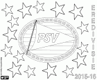 ПСВ Эйндховен, чемпион Eredivisie 2015-2016, проверяет заголовок от предыдущего сезона в главной лиге футбола в Нидерландах