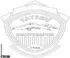 Знак Кайсери Эрджиесспор, Kayseri Erciyesspor Kulübü, спортивный клуб базируется в городе Кайсери, большой город в Центральной Анатолии, Турция
