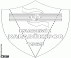 Логотип Кардемир Карабюкспор, Kardemir Karabük Spor Kulübü, спортивный клуб базируется в городе Карабюк, столица одноимённой провинции в Черноморском регионе в Северной Анатолии