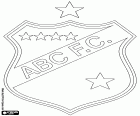 Знак АБС футбольный клуб, ABC Futebol Clube, футбольный клуб Рибейра, окрестности города Натал, столицы государства Риу-Гранди-ду-Норти в Бразилии