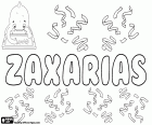Zaxarias, имя для мальчика, альтернативный транслитерации для греческого имени, Захария, Zacharias