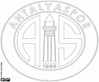 Эмблема Антальяспор, Antalyaspor Kulübü, футбольный клуб базируется в городе Анталья, город расположенный на средиземноморском побережье Юго-Западной Турции и столица провинции с тем же именем