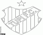Знак Тупи футбольного клуба, Tupi Football Club, футбольный клуб, базирующийся в Juiz de Fora, город штата Минас-Жерайс в Юго-Восточной части Бразилии