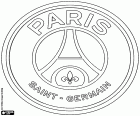 Щит Парижа Сен-Жермен Футбольный клуб, ПСГ, Paris Saint-Germain Football Club, спортивный клуб и футбольный клуб базируется в Париже, столице Франции