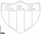 Эмблема CS Эстудиантес, Club Sportivo Estudiantes, футбольный клуб, базирующийся в Сан-Луис, город в центре Аргентины, столица одноименной провинции