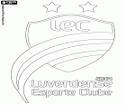 Знак Luverdense Esporte Clube, футбольный клуб базируется в Лукас-ду-Риу-Верди, муниципалитет Мату-Гросу государство в Центрально-Западный регион Бразилии
