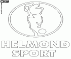 Логотип Хелмонд спорт, Helmond Sport, футбольный клуб базируется в городе Хельмонд, город в Южной Голландии, в провинции Северный Брабант