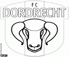 Знак Футбольный Клуб Дордрехт, Football Club Dordrecht, футбольный клуб базируется в городе Дордрехт, город в провинции Южная Голландия, в западной части страны