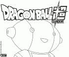 Логотип Dragon Ball Super, Дракон мяч супер, с любопытно робота, персонаж в сиквел знаменитого Аниме Манга Dragon Ball