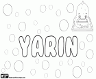 Yarin, Ярин, имя происхождения Иврит для мальчика. Yarin также является имя для девочки очень популярны в друзской общины в Израиле