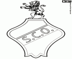 Логотип СК Ольяненсе, Sporting Clube Olhanense, футбольный клуб со штаб-квартирой в Ольяне, портовый город, посвященный промысел в районе Фару, в Алгарве на юге Португалии