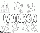 Warren, Уоррен, название английского происхождения для мальчика, производные от же английской фамилии Warren
