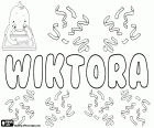 Wiktora, польское имя девушки, вариант Wiktoria, Женская форма мужского имени Виктор, Wiktor