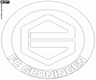 Значок ФК Гронинген, Football Club Groningen, футбольный клуб Гронинген, город, расположенный в северо-востоке Нидерландов и столица одноименной провинции